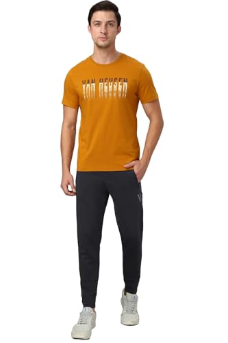 Image of Van Heusen Men's Athleisure Graphic T-Shirt - Comfortable Crew Neck| Soft Breathable Cotton Blend | Casual Wear Style | Summer Favorite | Style 60054