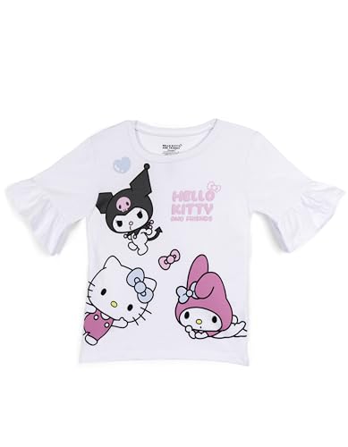 Image of Hello Kitty Girls T-Shirt and Leggings Outfit Set Toddler to Big Kid Sizes (4T - 14-16)