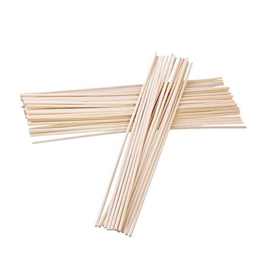 HOOTNEE 50pcs Rattan Diffuser Sticks for Oils Natural Fragrance Reeds for Home Office Weddings for Diffuser Air Freshening