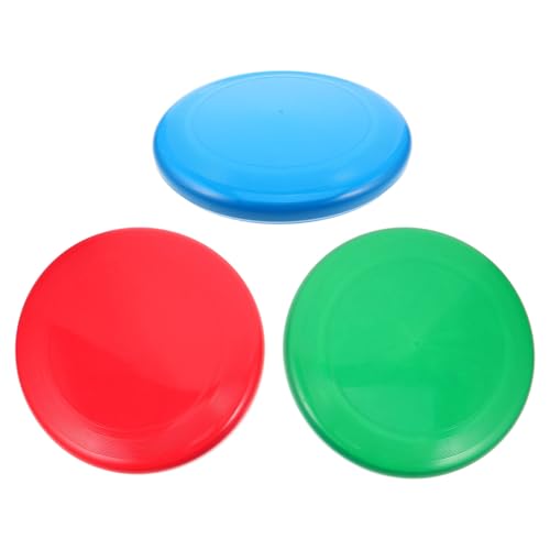 Flying disc de plage et jardin, lot de 3 disques colorés pour animer vos parcs