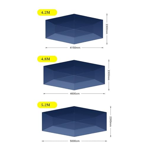 Tente de voiture automatique premium 4.2m à télécommande haute protection