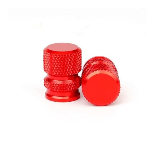 Wenqu Almohadilla Soporte Lateral para NC750X para NC 750 X para NC 750X 2021-2024 2023 Accesorios de Motocicleta Soporte de pie Soporte Lateral Almohadilla ampliadora(Valve Caps-Red)