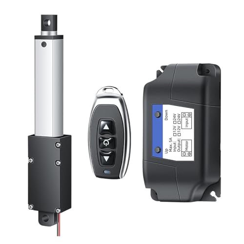 Actionneur linéaire vitesse 4mm/s silencieux avec télécommande 12V