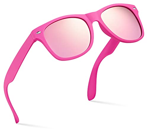 Image of Retro Rewind Kids Sunglasses for Boys Girls Age 3-12 - Shatterproof UV400 Toddler Children Sun Glasses
