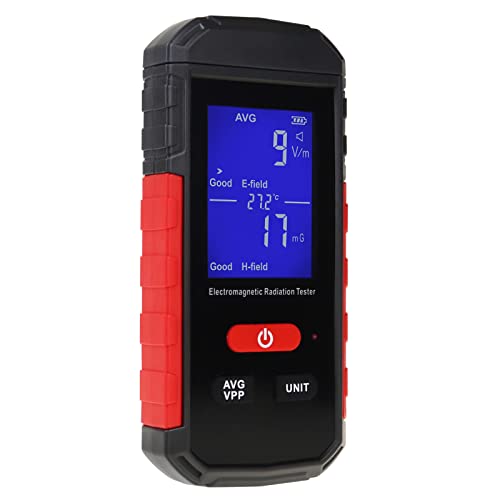 Detector EMF Electromagnético con alarma sonora y luz miniatura 1