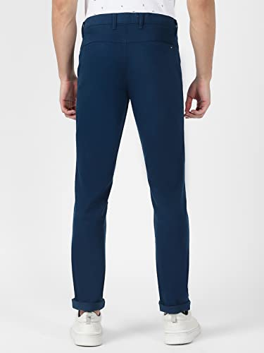 Image of UrbanMark Men 100% Cotton Stretchable Slim Fit Chinos Casual Trousers