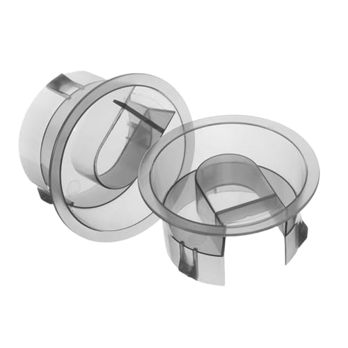 VALICLUD Coperchi Per Caraffe Di Vetro, Copribicchiere Antigoccia in Plastica Trasparente, Mantenimento Freschezza Bevande Fredde e Succhi, 2 Pezzi Per Uso Domestico e Feste