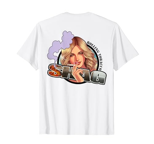 シャグ 手巻き煙草 バックプリント Tシャツ シャグ 手巻き煙草 バックプリント Tシャツ