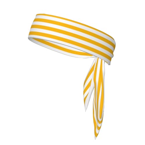 Succinite - Diademas de rayas blancas, cinta elástica para la cabeza que absorbe el sudor, antideslizante, para yoga, entrenamiento, correr