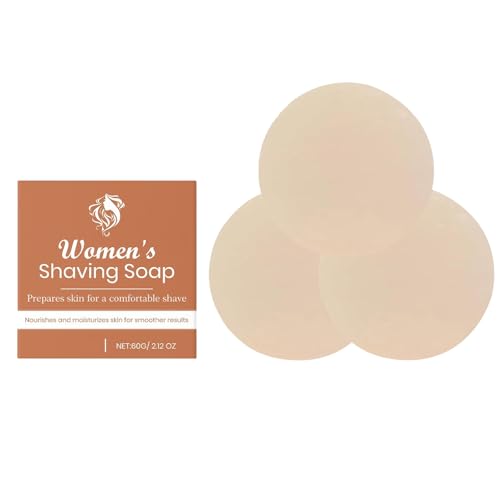 Jabón de Afeitar Cítrico Vainilla con Crema de Afeitado Espumosa Rica - Fórmula Suave para un Afeitado Cómodo y Suave, Cuidado de la Piel Nutritivo e Hidratante para Hombres(3pcs)