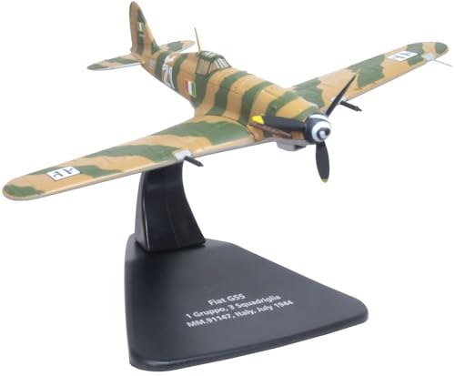 Fiat G55 Centauro 1:72 avión de combate miniatura militar Oxford Diecast AC112 de colección