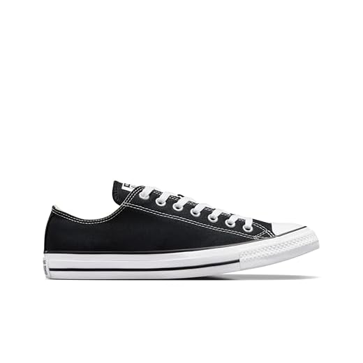 Converse All Star Ox Canvas Schwarze Sneakers-UK 4