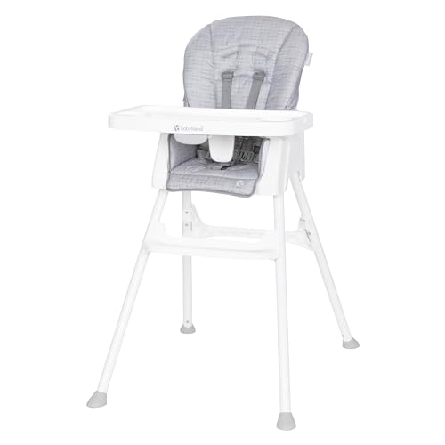 Baby Trend Adapt 4-in-1 High Chair to Toddler Chair, Crosshatch Grey