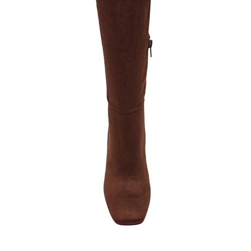 Steve Madden Women's Lizah Fashion Boot, Chocolate, 9.5