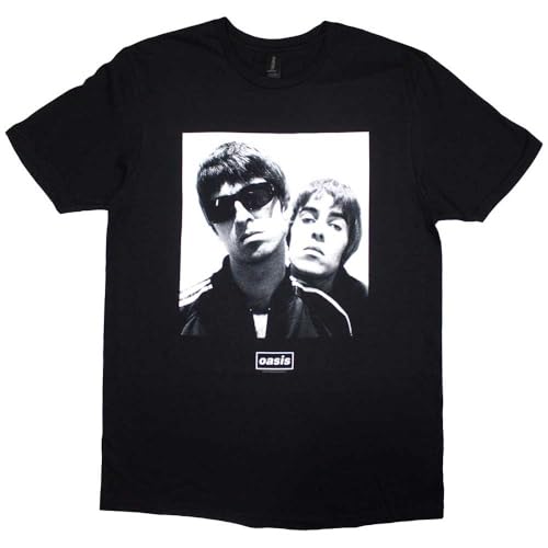 Oasis Noel & Liam Square Photo T Shirt Size XXL