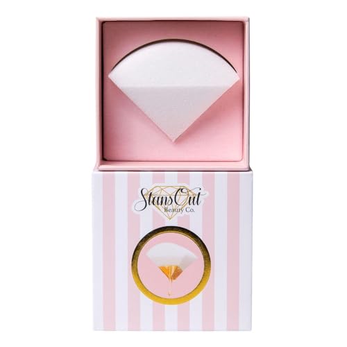 StansOut Makeup Blending Sponge Blender for Foundation - Liquid, Cream or Powder Beauty Blending Memory Foam - Latex Free, Vegan (1 piece)
