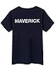 Top Gun Maverick T-Shirt for Men Adults | Movie Sequel Logo | Navy Blue Outfit Clothes #3