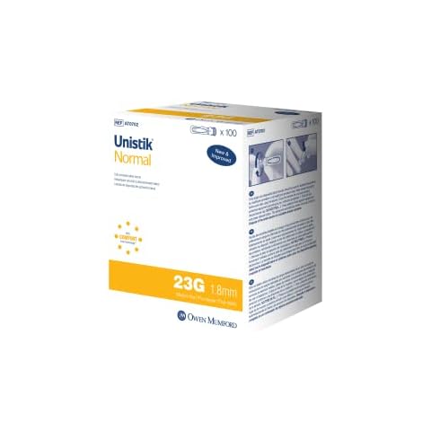 Owen Mumford Unistik 3 Safety Lancets (23G), 100 Count Cover