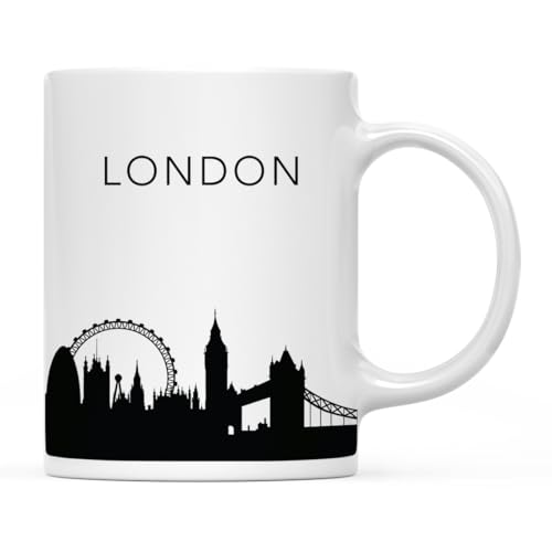 Andaz Press 11oz London UK Skyline Travel Mug Gift Box