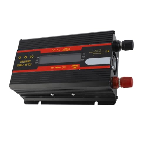 HELEVIA Inverter de Automóvil de 3000W, Convertidor de Potencia de Pantalla LCD de Protección Completa para Teléfono Inteligente TV Portátil con Control Inteligente de Temperatura,