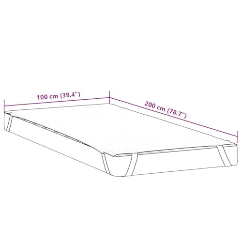 Protège-matelas imperméable 100x200 cm pour des nuits sereines - 8
