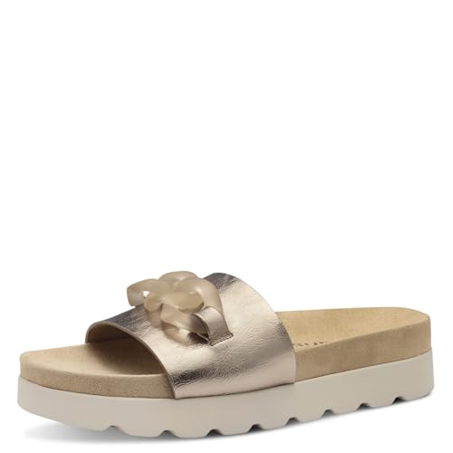 Pantoufles femme Tamaris bronze 40 pour des soirées cocooning
