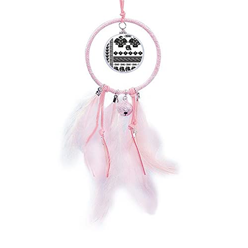 Dream catcher silhouette Pharaon d'Égypte art déco de chambre d'enfant attrape-rêves clochette