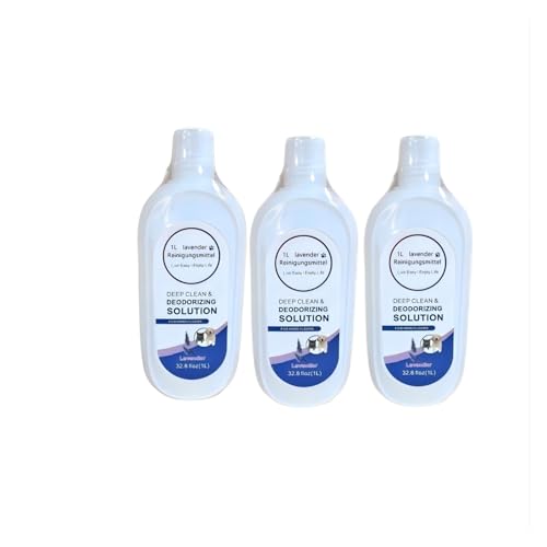 1L ラベンダー洗浄液、Tineco マルチサーフェスフロアクリーナー対応、IFloor 2/IFloor 3/FLOOR ONE S3/FLOOR ONE S5 シリーズ/Floor One S6/Floor One S7 シリーズ用 3個