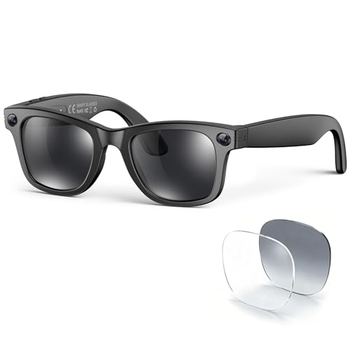 AI Smart Glasses with 8MP Camera and Bluetooth