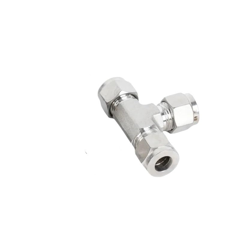 1PC Trójnik Kuty Ze Stali Nierdzewnej 316 1/8 "1/4" 3/8 "1/2" 3/4 "6mm 8mm 10mm 12mm 14mm 16mm 3 Way Podwójny Złączka Trójnikowa Złącza Rurowe(3-4 in(19.05mm) Tube)