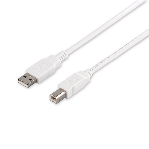?????? iBUFFALO BSUAB220WH USB 2.0 Cable, 6.6 ft (2.0 m), White