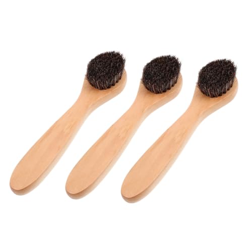 PartyKindom Facial Cleansing Brush Soft Face Brush Wood Handle Brush Exfoliator Deep Clean Face Scrubber for Men Women