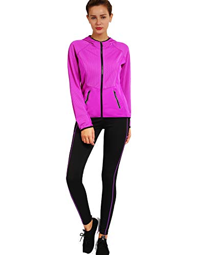 Active Wear Sets for Women -Workout Clothes Gym Wear TracksuitsYoga Jogging Track Outfit Legging Jacket 2 Pieces Set