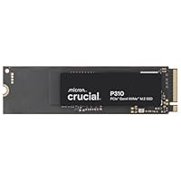 Crucial P310 SSD 1TB M.2 2280 PCIe Gen4 NVMe, bis 7.100 MB/s, für Laptop, Desktop PC & Handheld Spielekonsolen, Interne Festplatte - CT1000P310SSD801