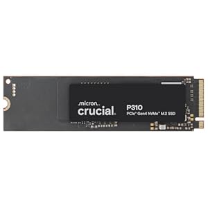 Crucial P310 SSD 4TB M.2 2280 PCIe Gen4 NVMe, bis 7.100 MB/s, für Laptop, Desktop PC & Handheld-Spielekonsolen, Interne Festplatte - CT4000P310SSD801
