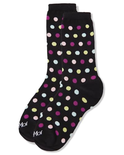 MeMoi Multicolor Polka Dots Rayan Blend Crew Sock3