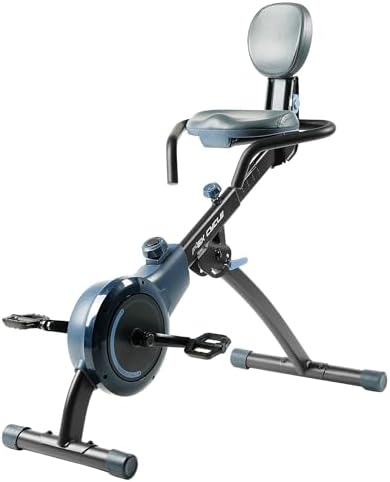WONDER CORE Flex Cycle: 4-in-1 Stationary Exercise Bike, Folding Upright Recumbent Exercise Bike, Magnetic Resistance Indoor Cycling Bike, Workout Bike for Home, 260 Lbs Weight Capacity