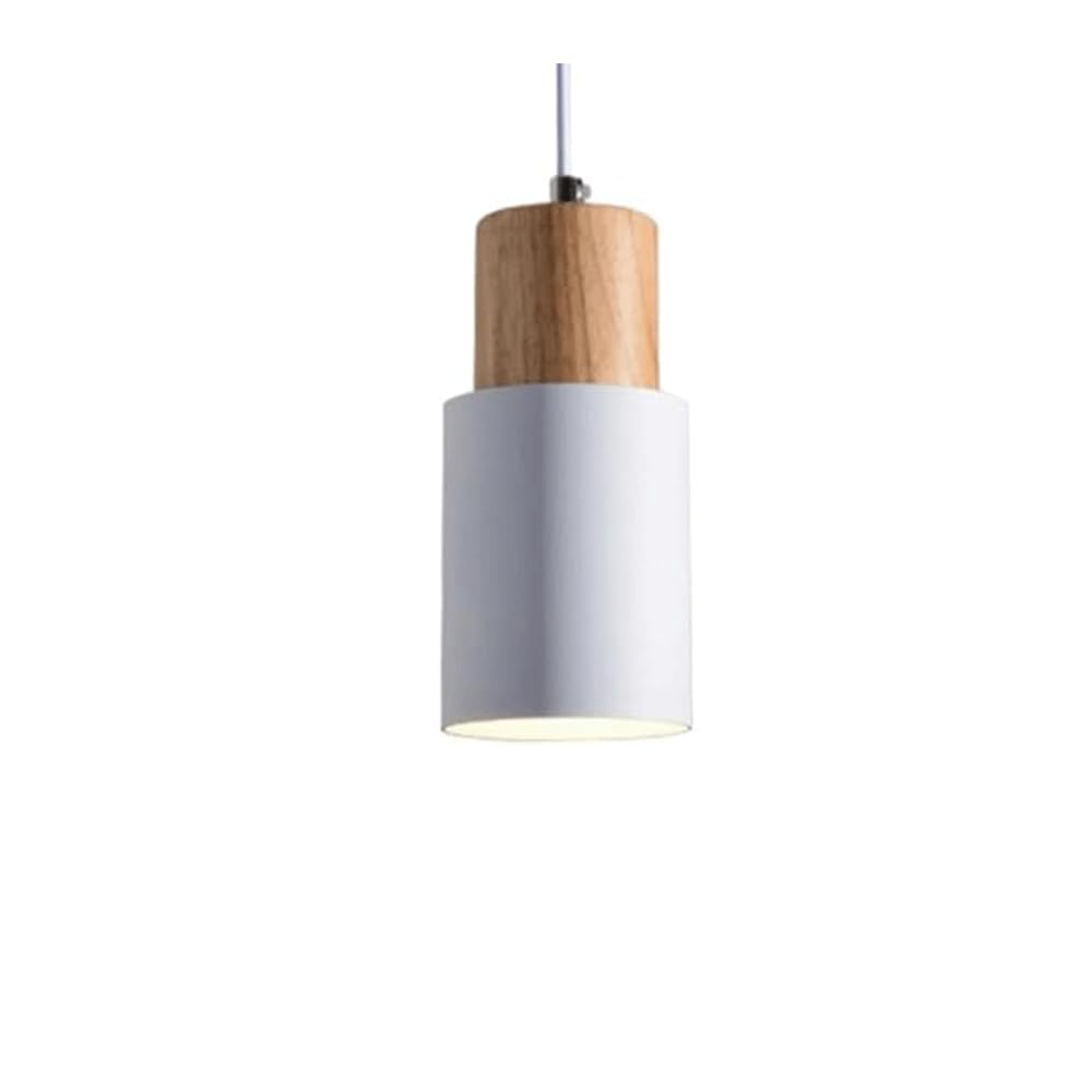 LANTANB Modern Industrial Style Iron Pendant Lamp, E27 Screw Single Head Chandelier, Flush Mount Ceiling Hanging Light, Bedroom Restaurant Bar Decoration Light Fixtures