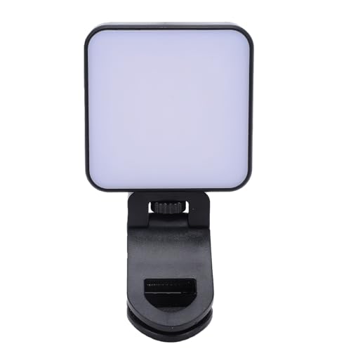 Generic Luz Magnética para Selfies, Luz de Relleno Magnética de Aleación de Aluminio para PC ABS con 3 Modos de Color, Batería de 750 MAh, Panel sin Bordes para Fotografía, Videoconferencia, Uso de