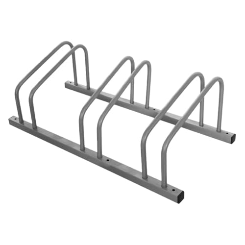 Klivex 子供用自転車スタンド 屋外 強風 倒れない 自転車たておきスタンド 駐輪ラック 垂直に吊り下げ可能 (ワンピース・スリーピース シルバーグレー)