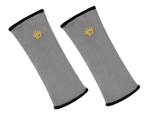 Image of DS. DISTINCTIVE STYLE Seat Belt Cover Pad for Kids 2 Pieces Seatbelt Pillow for Kids Car Seat Strap Cushion Neck Support Pads - Grey