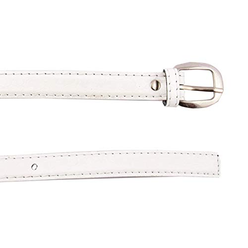 Veteran Women's,Ladies's,Girl's Belt For Jeans, Women's Belt for Dresses Casual/Formal Belt Free Size (26-36)(White) 2