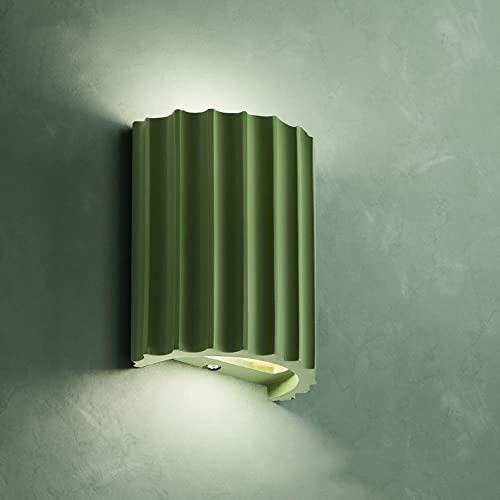 Lámpara de pared interior G9 moderna de resina con dos luces para pasillo de casa y porche 5