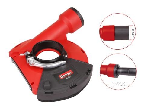 Image of Dust Shroud for Angle Grinders,Universal Surface Dust Shroud for Concrete Stone Granite 7 inch