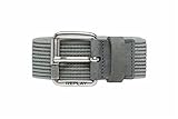 COTTON WASHED WEAVE WEBBING Replay Herren Gürtel aus Stoff, Grau (Grey 080), 90 cm