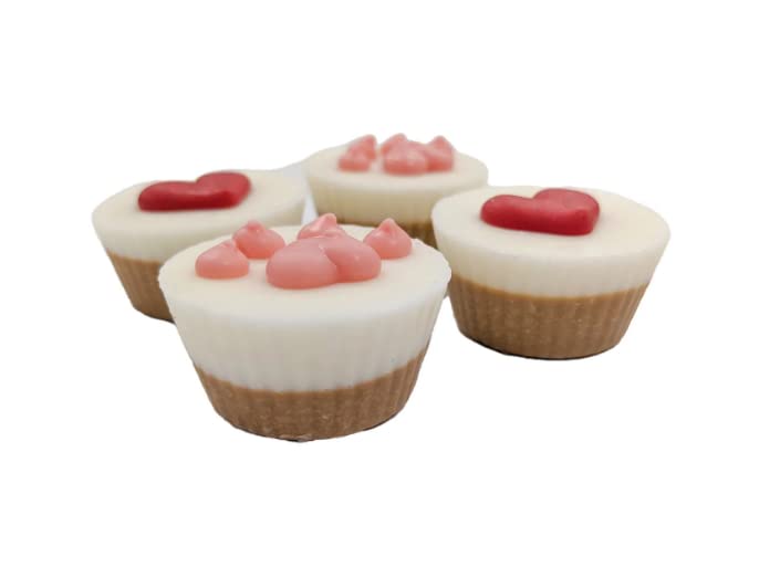 Midlee Valentine's Peanut Butter Cups Dog Treats- Pack of 4