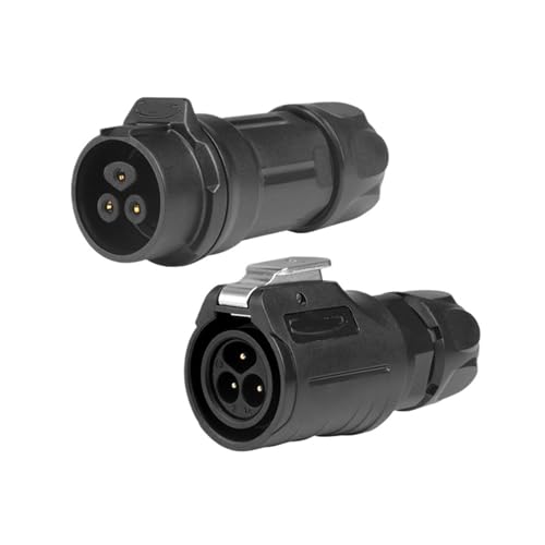 Conector enchufe aviación LP16 3 polos resistente al agua miniatura 1