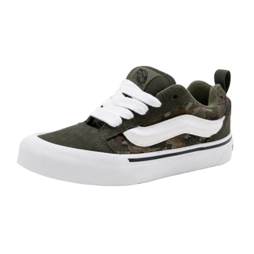 Image of Vans Kids' Knu Skool Shoe - '90s Retro Puffy Fashion Sneakers for Boys & Girls