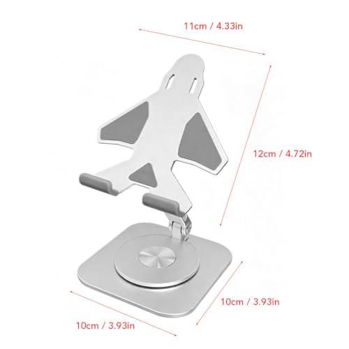Soporte para Teléfono Móvil Plegable de Escritorio con Forma de Avión Universal 7