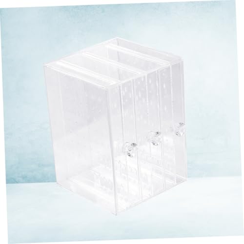 Présentoir à boucles d'oreilles suspendues et boîte transparente de rangement - 7